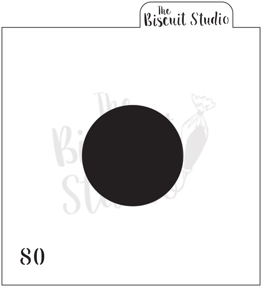 circle cookie stencils 'block out' x 2