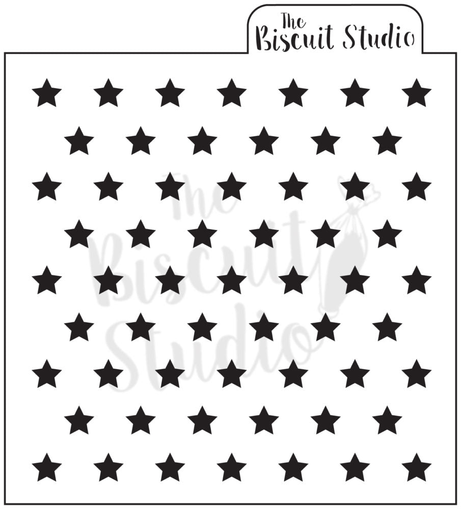 Stars cookie stencil