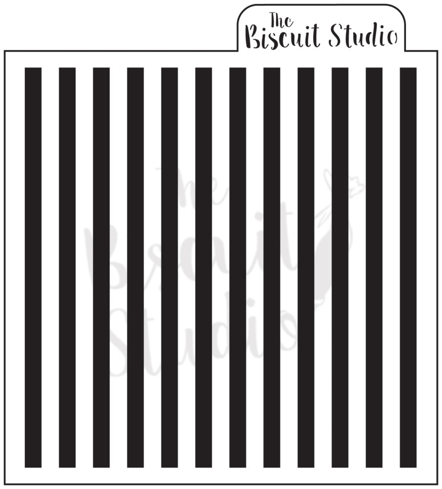 Stripes cookie stencil